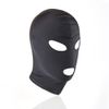 WooJoo Zipper Face Mask Full Head Open Mouth Open Mouth Type Bondage Mask (Mouth & Eye Opening)