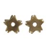 AJ Tack Spur Rowels Silver 1 1/4" x 16 pt