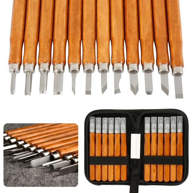 10Pcs Wood Carving Knife Chisel Woodworking Cutter Hand Tool Set Peeling  Woodcarving Sculptural Spoon Carving Cutter - AliExpress