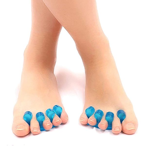 PEDIMEND™ Silicone Gel Toe Separator (4PCS) | Toe Dividers For Bunions | Toe Separators For Overlapping Toes | Cramping Feet or Cramping Toes | Ideal For Dancers & Yogis | Foot Care