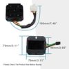 GOOFIT 6 Pin Voltage Regulator Rectifier for 125cc 150cc 200cc 250cc Scooter