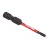 Sealey 3pc 50mm TRX-Star* T10 Impact Power Tool Bit Set - AK8240, Red