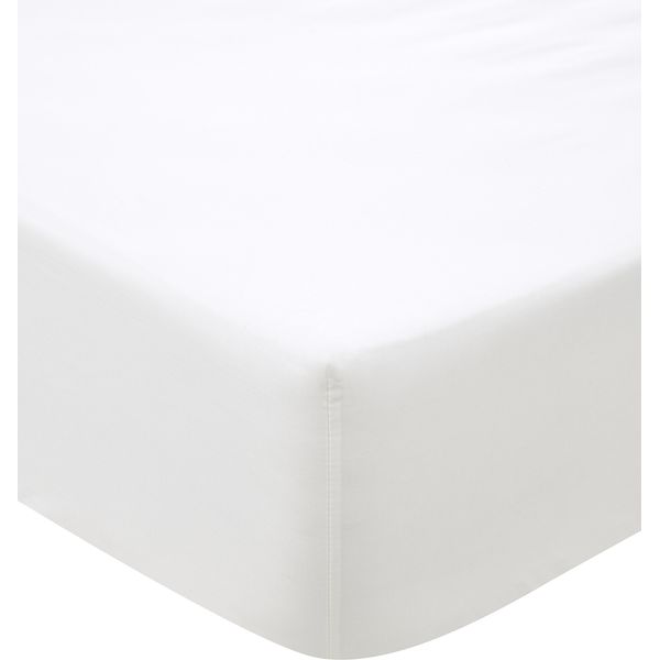Sheridan Fitted Sheet Double, Cotton, Snow
