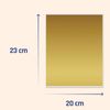 23.5 x 20cm, Large DIY Scratch Off Sticker Sheets - Pack of 5