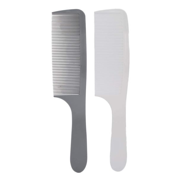 Flat Top Clipper Comb, Comb Hairdressing Comb Top Comb Curved Barber Clipper Comb For Men,Hairdressing Styling Hairstyle Comb Hair For Beauty Shaving 2 Comb For Barber Shops