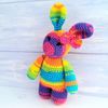 Crochet Kit - Lollipop the Rainbow Bunny Complete Beginner Kit - Learn to Crochet