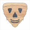 Pizza inspired coasters Bar Beer Mat Melted Cheese Heart Skull
