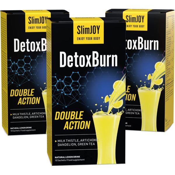 DetoxBurn with Milk Thistle, Artichoke, Dandelion and Green Tea Drink - 30 Sachets by Sensilab