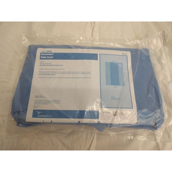 LOT OF 10 CARDINAL HEALTH 8385 Convertors Overhead Table Cover 80"x110"