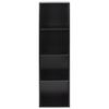 Hartleys 4 Tier Black Cube Unit - Choice of Storage Boxes