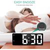 Digital Alarm Clock, [Newest] LED Alarm Clock, Large Display Desk Clock with Tem