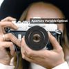 ivamulie Manual Aperture Adjustable Mechanical Iris Aperture for Digital Camera Microscope Iris Lens SK12
