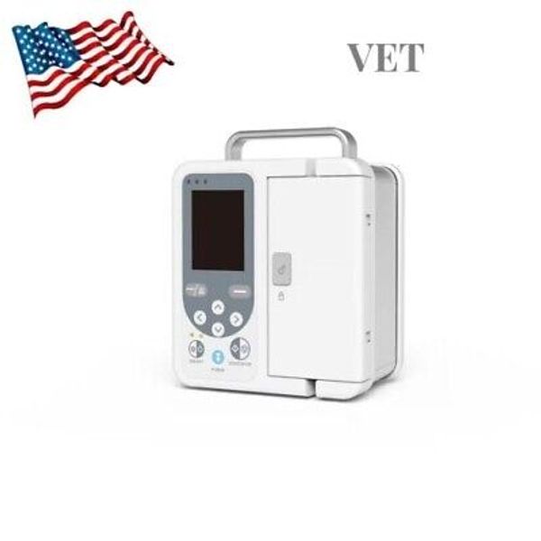 SP750 Portable Volumetric Infusion Pump IV Fluid Flow Control KVO Rate Alarm VET