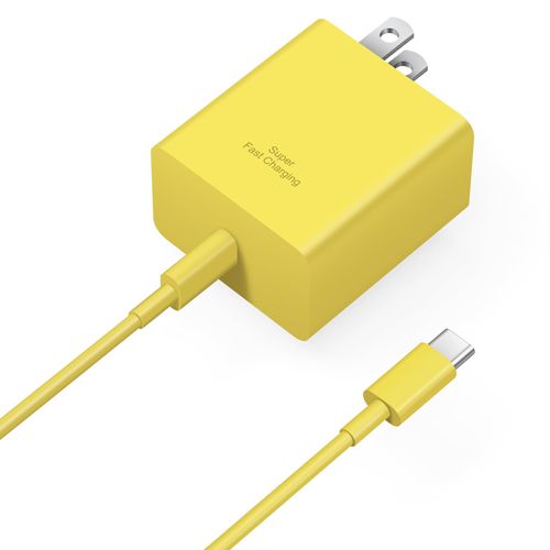 45W USB C Super Fast Charger, Type C Charger Fast Charging Block, Android Phone Charger with 6Ft Type C to C Cable for Galaxy S25 Ultra/S25/S24/S23/S22/S21/S20/Note 20/Note 10（Yellow）