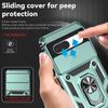 for Pixel 7 Case with Screen Protector: [Military Grade 20ft. Drop Tested] Ring Shockproof Protective Phone Case for - Google Pixel 7 (Dark Green)
