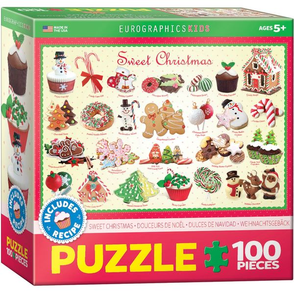 Sweet Christmas Puzzle, 100-Piece