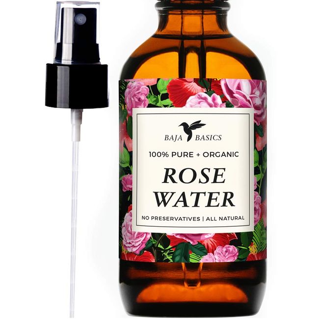Baja Basics Rose Oil for Face Rose Essential Oil Face Serum and