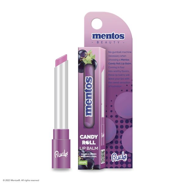 RUDE Beauty Candy Roll Lip Balm (Grape)