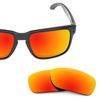 Revant Replacement Lenses Compatible With Oakley Holbrook, Polarized, Elite Fire Red MirrorShield