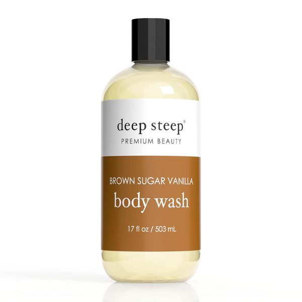 Deep Steep Body Wash, 17oz (Brown Sugar Vanilla)