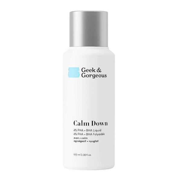 Geek & Gorgeous Calm Down 4% PHA + BHA Liquid 100ML