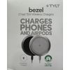Tylt Shield Bezel 2 Fast 15W Wireless Charging Pad Dual Pack