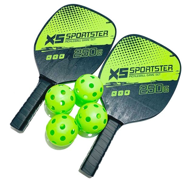 KOCAN Pickleball Racket Set - 2 Rackets and 4 Balls
