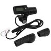 Electric Bike Throttle Grip Set with LCD Panel for 22.5mm Handlebars