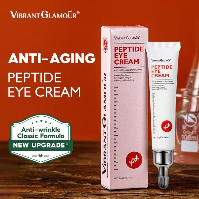 Vibrant Glamour - Anti Aging Eye Cream With Peptide Collagen to Erase-Wrinkles