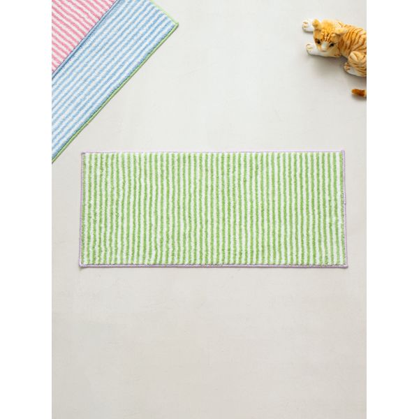 Patterned jacquard bath mat