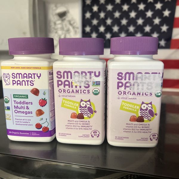 Smarty Pants Organics Toddler Formula Multivitamins 45 Veg Gummies Each 3 Pack