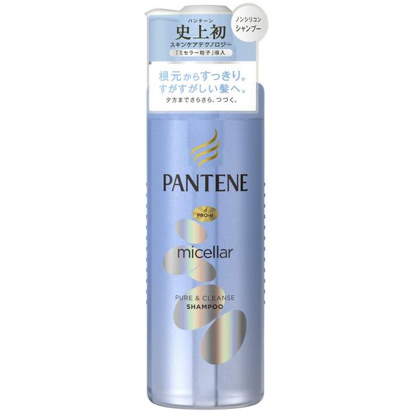 Pantene Miller Series Pure & Cleansing Shampoo Pump, 16.9 fl oz (500 ml)