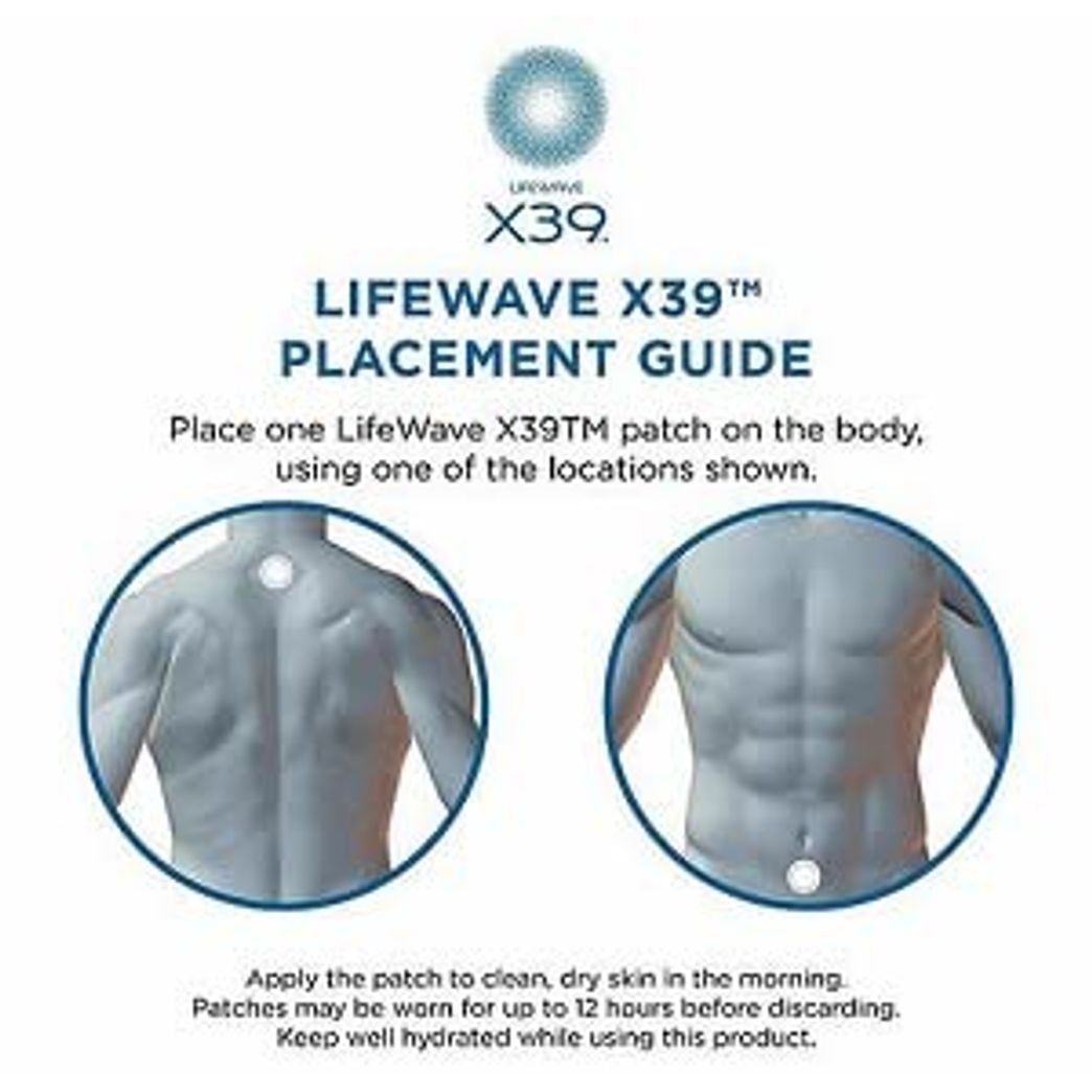 LIFEWAVE X39 X Thirty 9 30 Patches with Electromagnetic Wave