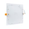 G.W.S® 15W Ultra Thin Dimmable Square LED Recessed Flat Panel Downlight Ceiling Light Warm White, LED Driver Included