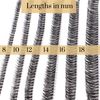LINX DIY Cluster Eyelash Extensions Lash Ribbons (N1 C curl 16MM)