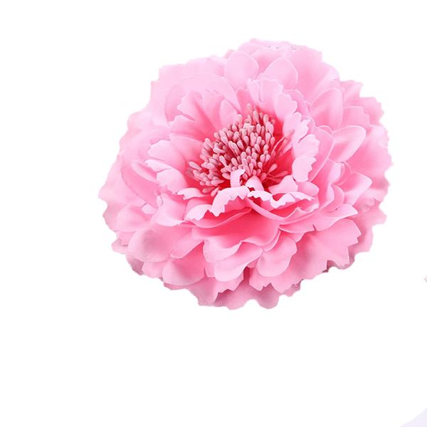 ZUMUii Butterme Multicolor Chiffon Blumen Blütenblatt Haar Clip Bogen Clip Barrettes Zubehör Alligator Clip Mädchen Headwear Kopfschmuck Blume Bogen Hairclip (Pulver rosa)