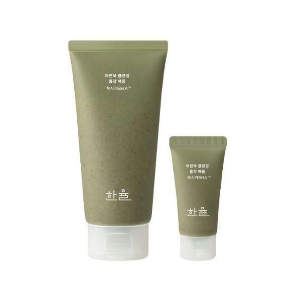 Fiji Absorption Han Yul X Dooly Young Mugwort Mugwort Rice Cake Pack Foam (120ml + 15ml + 10 stickers)