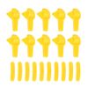 Tire Changer Protector, 20pcs ABS Plastic Tyre Changer Mount Demount Head Duck Insert Rim Protector