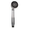 tecuro Hand Shower Shower Head Crystal Fully Adjustable Plastic High Gloss Chrome/Transparent