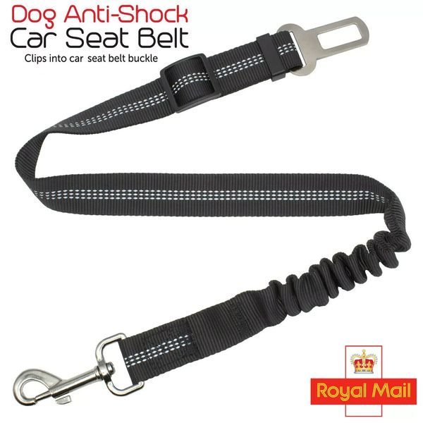 1pk Pet Dog Seat Belt Adjustable Travel Car Safety Harnesses Lead Restraint