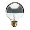 Satco S3860 120V Medium Base 25-Watt G25 Light Bulb, Silver Crown