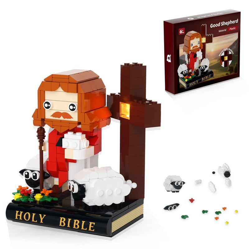 IFAYMOC Jesus Building Block Sets,Holy Bible Building Set,The Shepherd ...