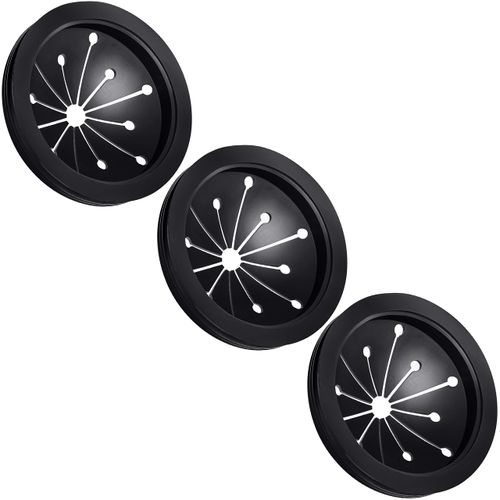 3 Pcs Garbage Disposal Splash Guards Sink Baffle Disposal Replacement Multi-function Drain Plugs food Waste Disposer Accessories for Whirlaway, Waste King and GE Models (3.1inch)