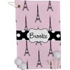 RNK Shops Personalized Eiffel Tower Golf Towel - Poly-Cotton Blend - Small w/Name or Text