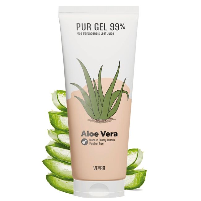 Aloe Vera Gel Natif 99% Veyra 200 ml – spendet Feuchtigkeit beruhigt und regeneriert – natürliche Pflege