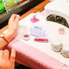 MWOOT Nail Dip Powder Tray Recycling System,2 in 1 Nail Art Dip Dipping Powder Recycling Container Tray Tool,Portable Nail Powder Storage Box for French Tip Smile Line Manicure