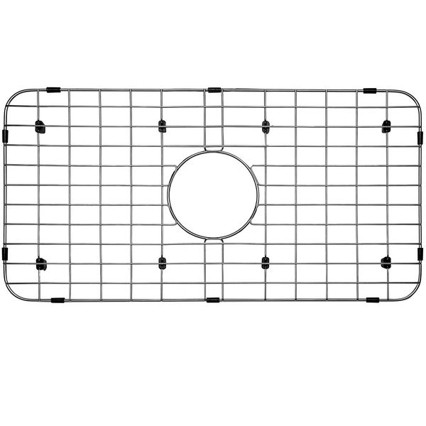 Serene Valley Sink Bottom Grid 24-1/8" x 12-5/8", Centered Drain with Corner Radius 1-1/2", Sink Protector NLW2412C