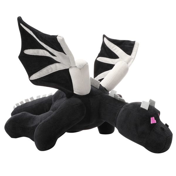 Black Dragon Plush 23.7 in Video Game Stuffed Animal Toy Character Birthday Xmas Thansgiving Gifts for Kids Fans