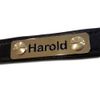 Engraved Solid Brass Horse Headcollar Nameplate 60mm x 15mm