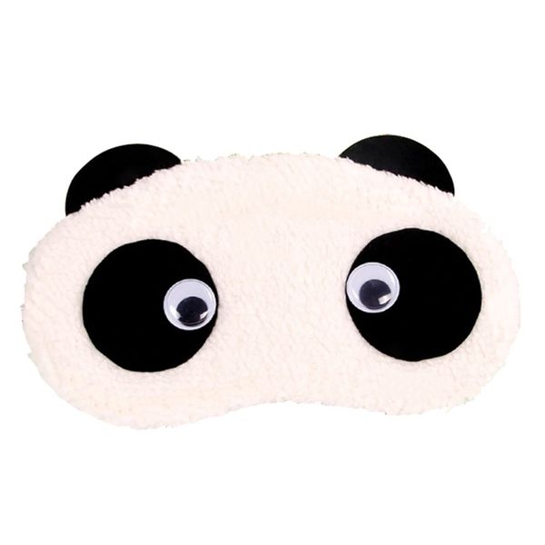 Remeehi Plush Comfortable Cute Panda Eye Mask with Removeable Ice Bag Relieves Insomnia and Stress 6#